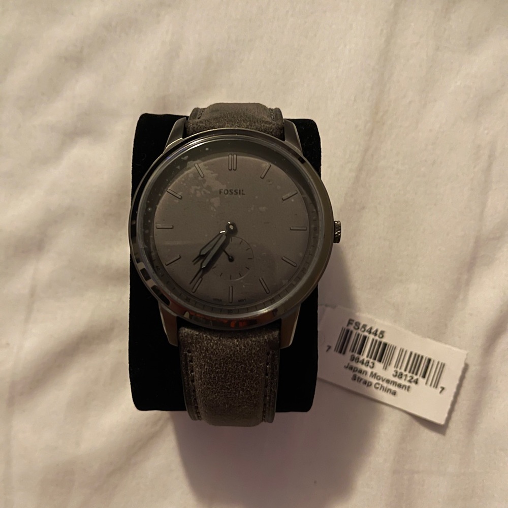 Men’s Fossil Watch with Gray Band
